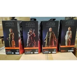CASSIAN ANDOR & BIX CALEEN & MMORE THE BLACK SERIES 4 FIGURE LOT STAR WARS